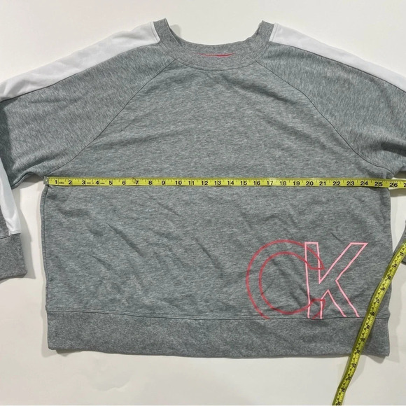 New CK Calvin Klein Performance Pullover Shirt Grey 1X - Picture 6 of 6